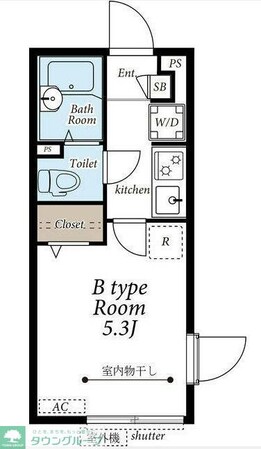 ルーエ御殿山の物件間取画像